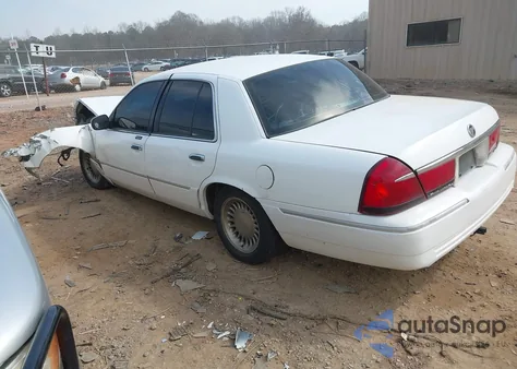 2001 Mercury Grand Marquis Ls z USA, uszkodzony, nr VIN 2MEFM75WX1X623678